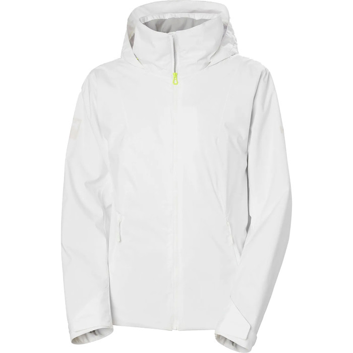 2023 Helly Hansen Womens HP Racing Lifaloft Hooded Sailing Jacket 34268 - White